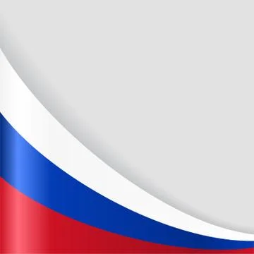 Russian flag background. Vector illustration. Stock Illustration