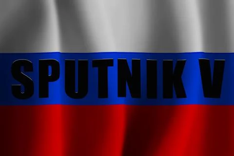 Russian flag. Develops. Background. View from the front. Tricolor. Stock Photos