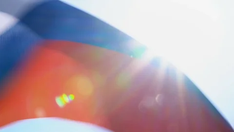 Russian Flag Flapping Stock Footage 118575613