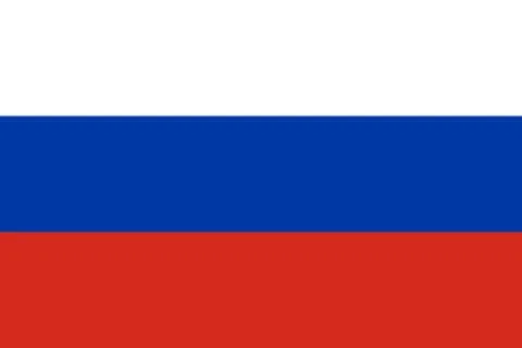 Russian flag, flat layout, vector illustration Stock Illustration