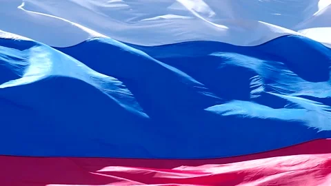 Russian flag Stock Footage 334439024