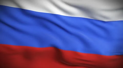 Russian Flag HD. Looped. Stock Footage 10586571