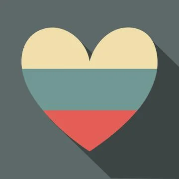 Russian flag icon Illustrazione stock