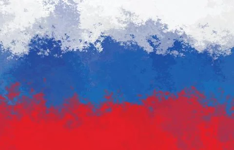 Russian flag Stock Illustration