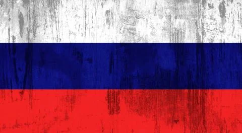 Russian flag Stock Illustration