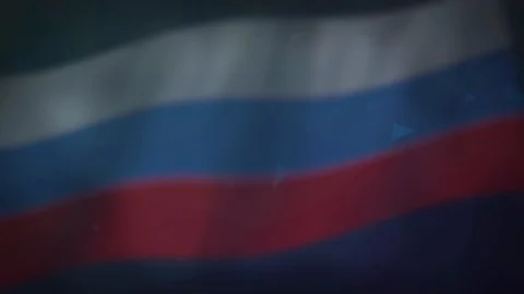 Russian Flag Loop Vídeos de archivo 89503579