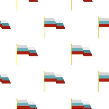 Russian flag pattern flat Stock Illustration