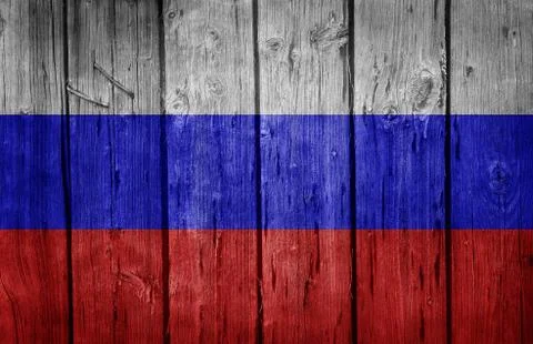 Russian flag Stock Photos