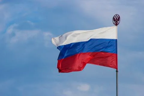 Russian flag Stock Photos