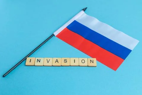 The Russian Flag Foto stock