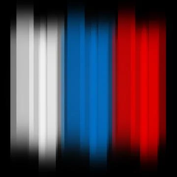 Russian flag shows empty space and countries Illustrazione stock