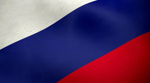 Russian flag waving background loop 動画素材 34420157