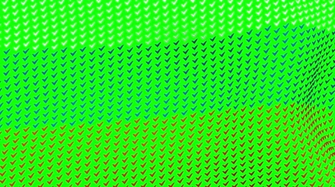 Russian flag is waving in the wind, consisting of choice's symbols. Video stock 67093398