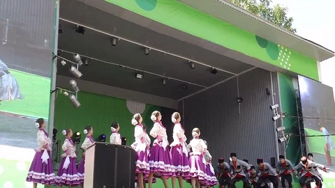 Russian folk dance 2 Stock Footage 109046645