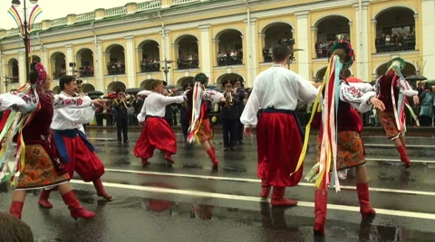 Russian folk dance Stock Footage 6522540