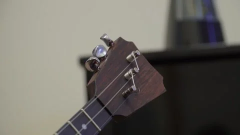 Russian folk instrument, balalaika, string instrument, close-up Stock Footage 166385524