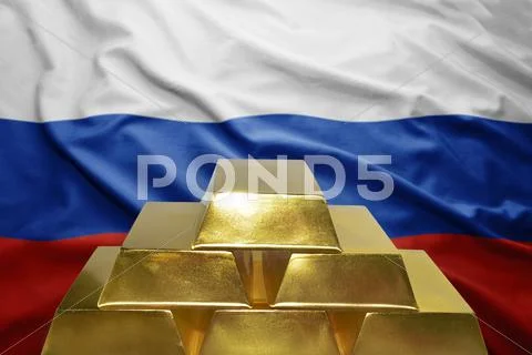 Russian gold reserves Stock Photos
