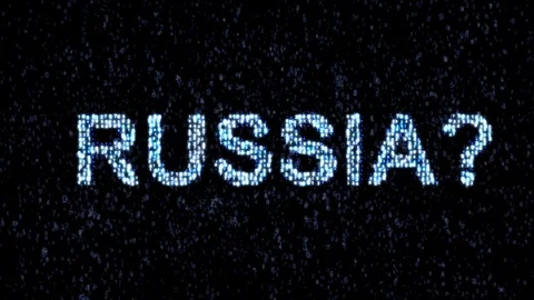 Russian hackers. Danger in the Internet. Malicious code hacker Video stock 72643150