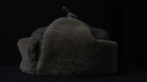 Russian hat.mp4 Stock Footage 48721961