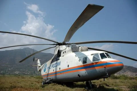 Russian helicopter Stock Photos