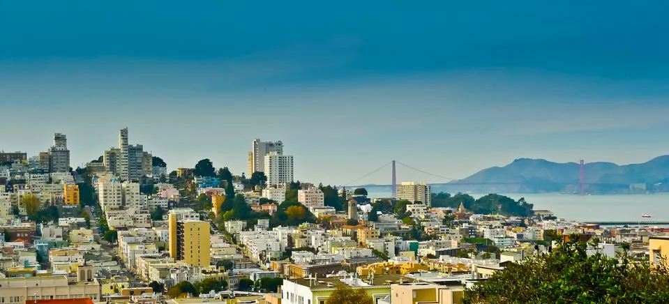 Russian hill Stock-Fotos
