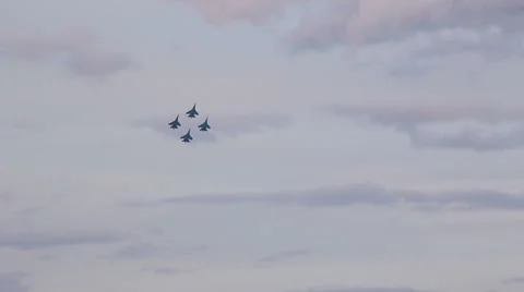 Russian Knights loop Nesterov Stock Footage 49387710