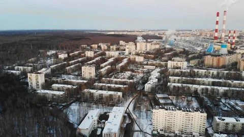 Russian landscape Stock Footage 87843674