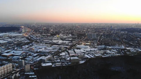 Russian landscape Stock Footage 87843677