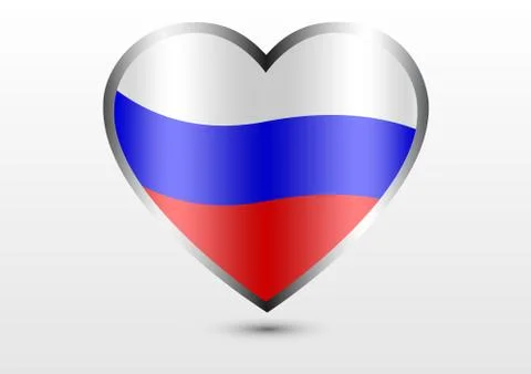Russian Love Shape Stock Illustration