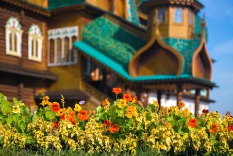 Russian mansion Stock Photos