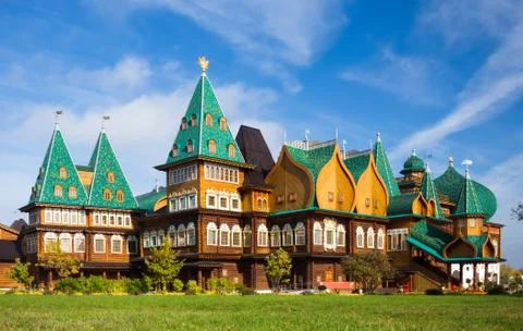 Russian mansion Stock Photos