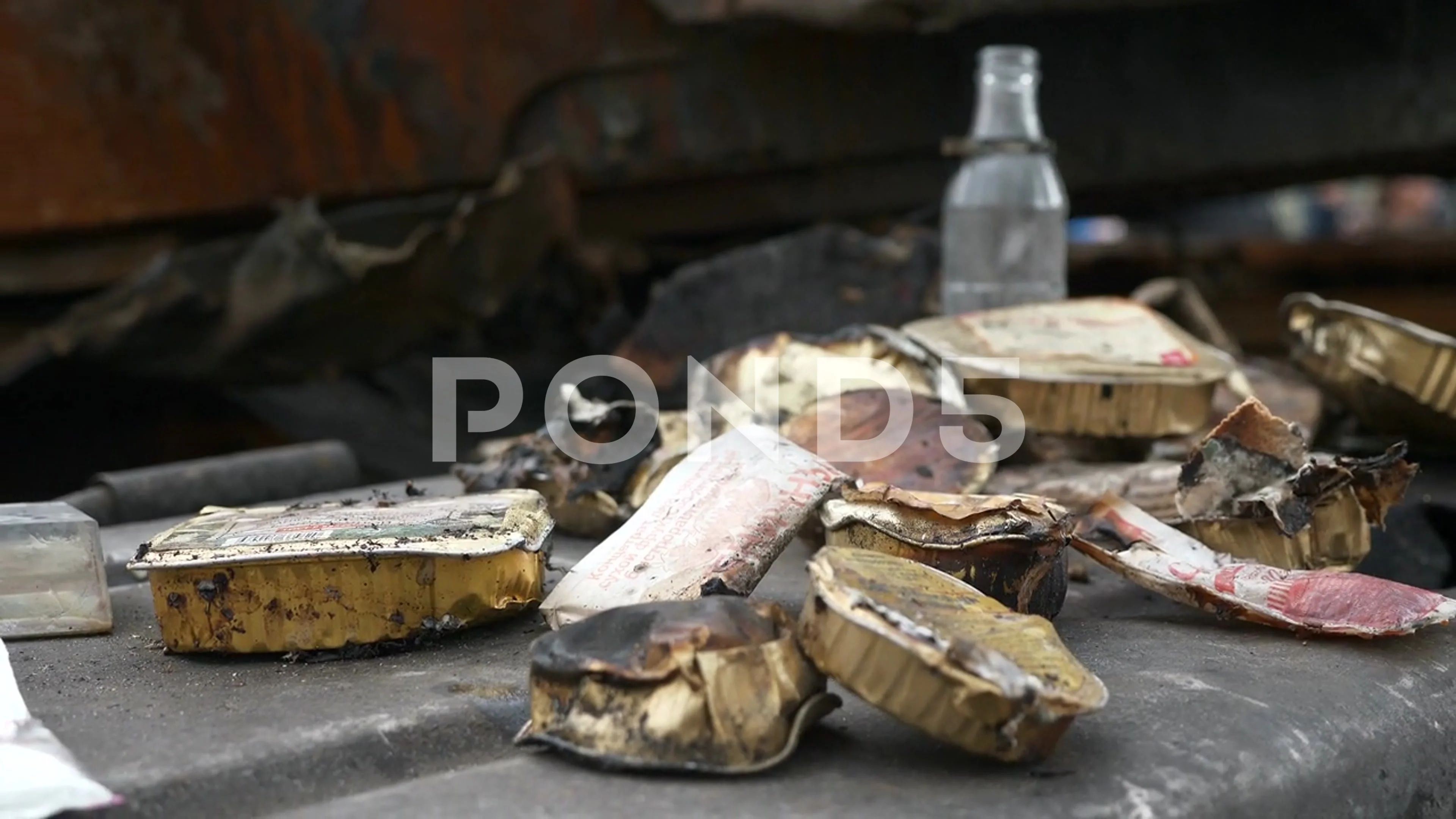 Russian Military Dry Ration Meal Left by Soldiers During Invasion and  Occupation, image size:3840x2160