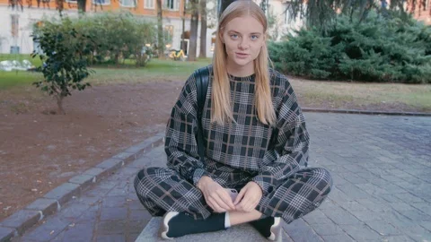 Russian model in Milan Stock Footage 97591641