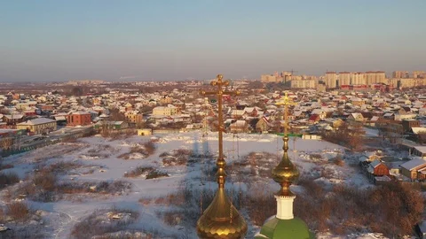 Russian monastery Stock Footage 101712888