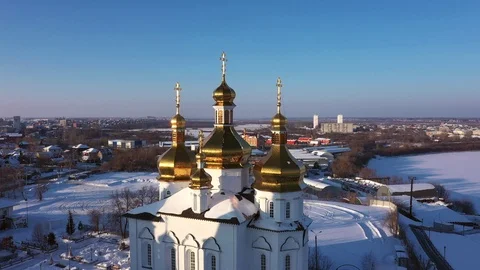 Russian monastery Stock Footage 101712974