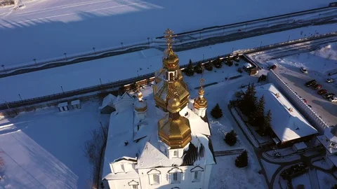 Russian monastery Stock Footage 101713046