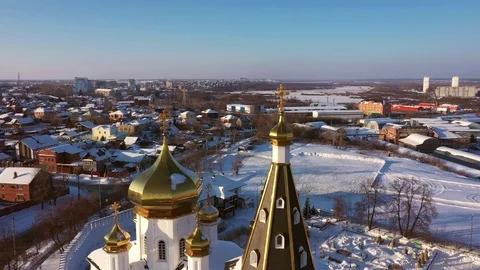 Russian monastery Stock Footage 101713165