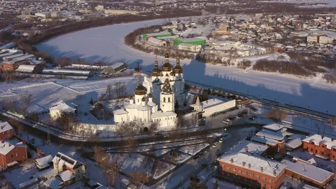 Russian monastery Stock Footage 101713421