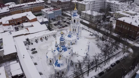 Russian monastery Stock Footage 103305071