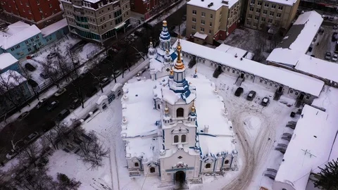 Russian monastery Stock Footage 103305603