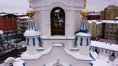 Russian monastery Stock Footage 103305673