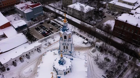 Russian monastery Stock Footage 103305901