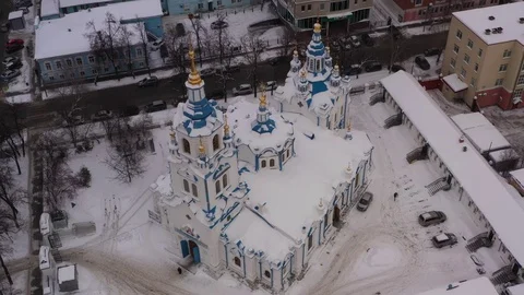 Russian monastery Stock Footage 103306399