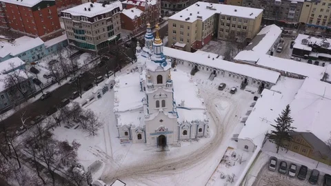 Russian monastery Stock Footage 103310437