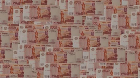Russian Money Video stock 8690871