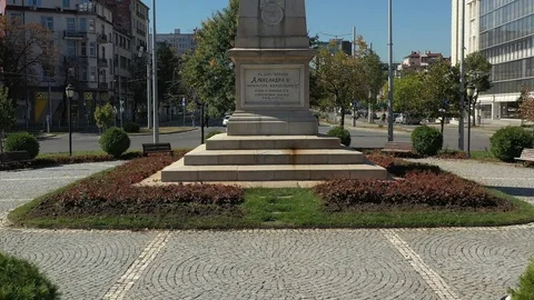 Russian Monument Panorama Stock Footage 116776070