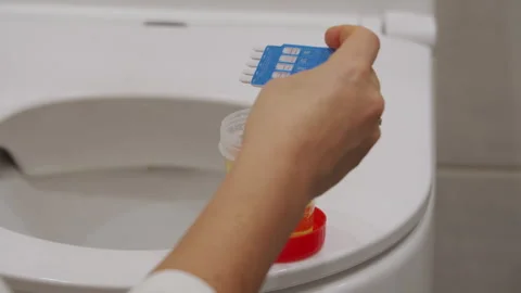 Russian multi panel drug screening test. Urine drug screen rapid test ten drugs. Stock Footage 296146565