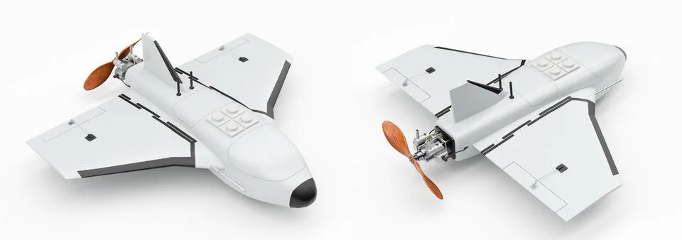 Russian multi-purpose drone known as Gerbera Stock Illustration