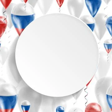 Russian national flag Stock Illustration