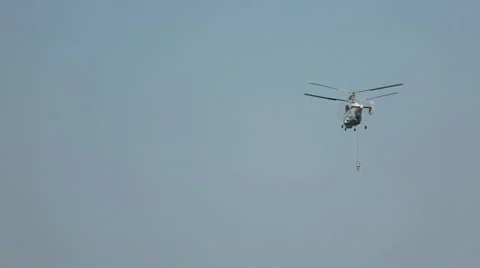 Russian naval helicopter Stock Footage 40486223